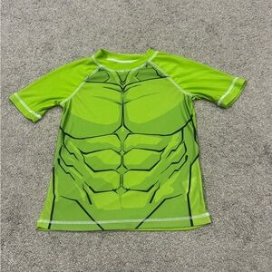 Green Kids Swim Shirt